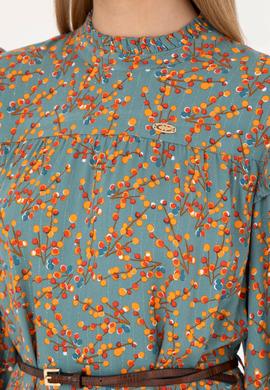 Kadın Mint Dokuma Elbise - 50271163005