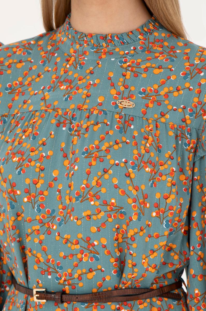 Kadın Mint Dokuma Elbise