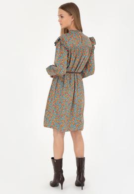 Kadın Mint Dokuma Elbise - 50271163005