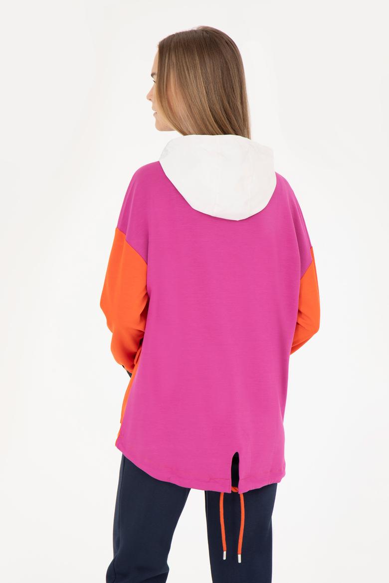 Kadın Menekşe Sweatshirt - 50272194005