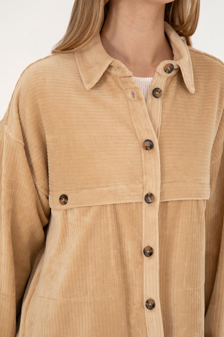 Kadın Kum Örme Gömlek - 50272140007