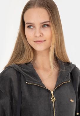 Kadın Antrasit Sweatshirt - 50271594018