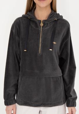 Kadın Antrasit Sweatshirt - 50271594018