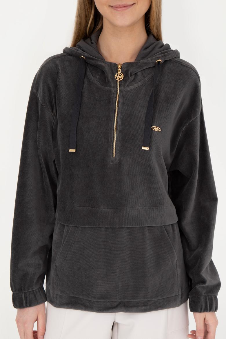 Kadın Antrasit Sweatshirt - 50271594018