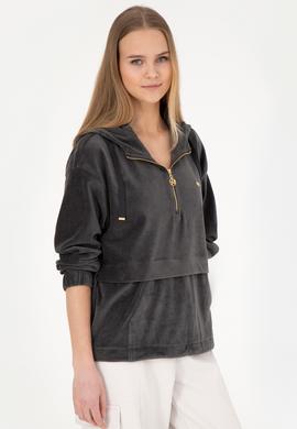 Kadın Antrasit Sweatshirt - 50271594018