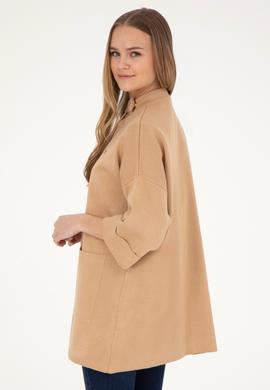 Kadın Kum Melanj Triko Hırka - 50277381007