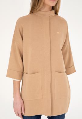 Kadın Kum Melanj Triko Hırka - 50277381007