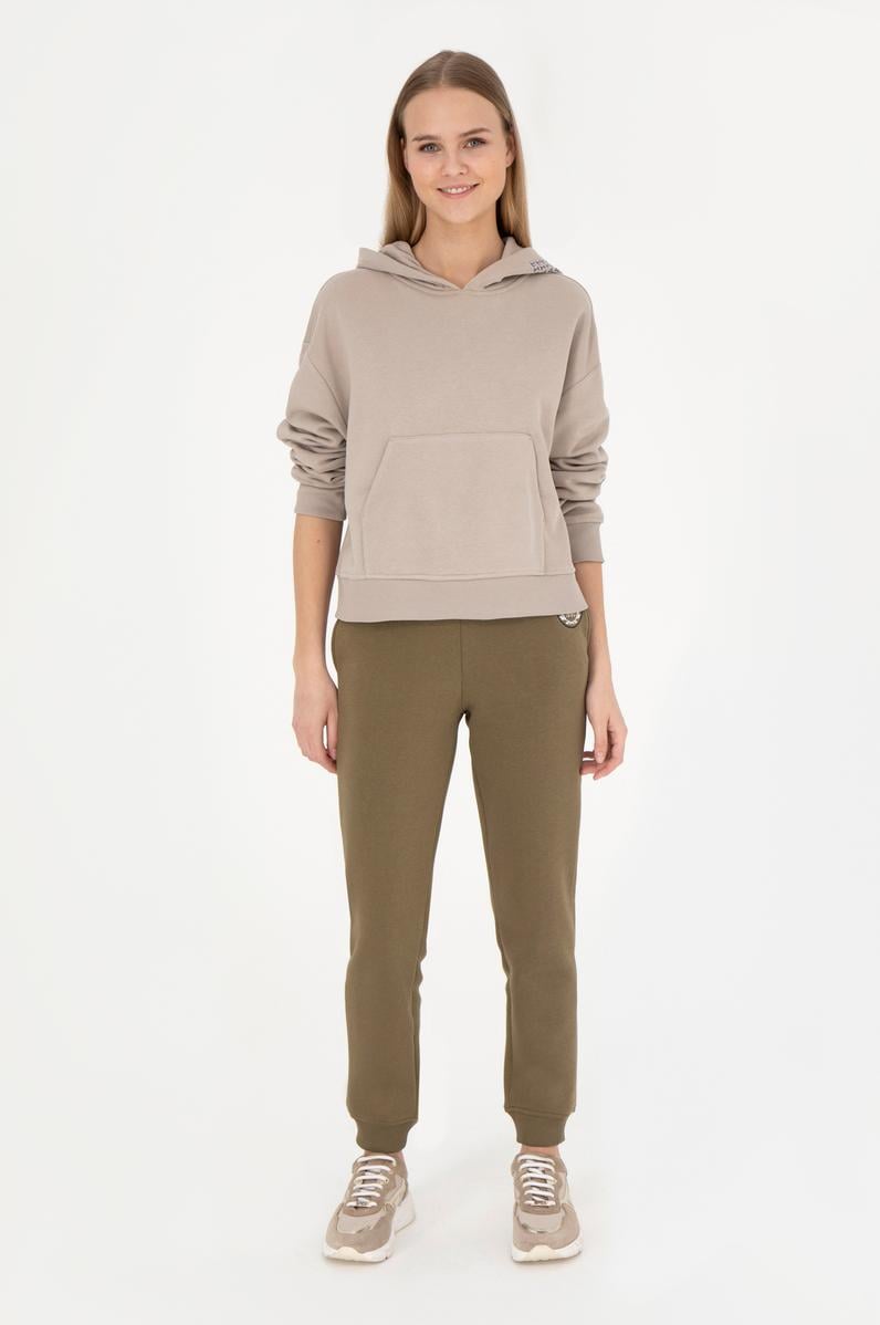 Kadın Haki Eşofman Altı