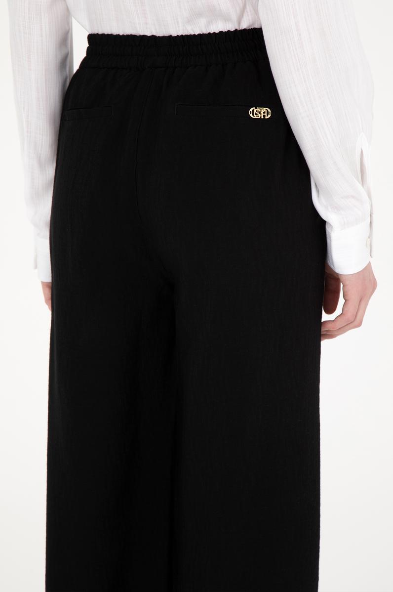 Kadın Siyah Kanvas Pantolon