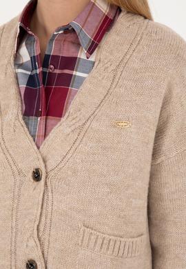 Kadın Taş Melanj Triko Hırka - 50253652011