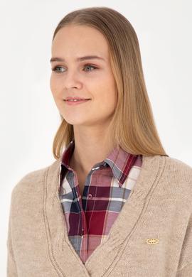 Kadın Taş Melanj Triko Hırka - 50253652011