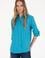Kadın Mavi Uzun Kollu Gömlek