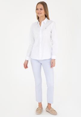 Kadın Açık Mavi Kanvas Pantolon - 50281742018