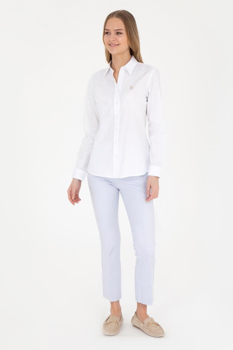 Kadın Açık Mavi Kanvas Pantolon