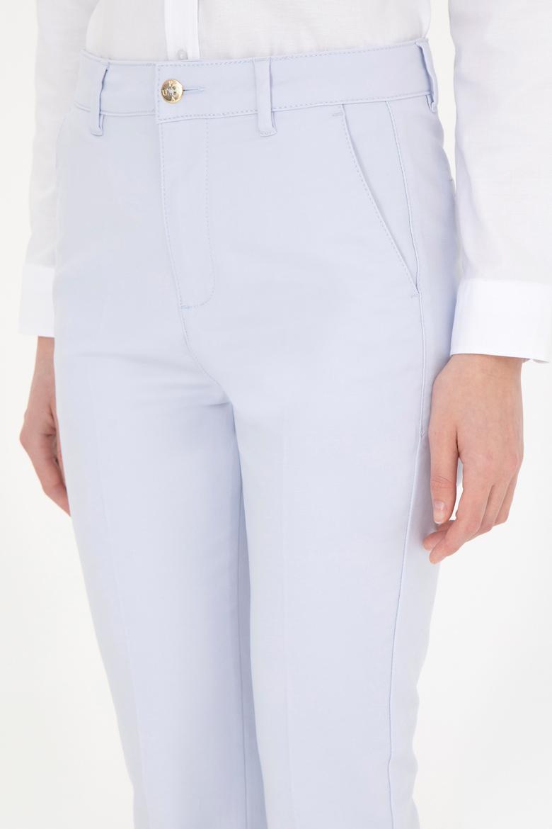 Kadın Açık Mavi Kanvas Pantolon - 50281742018