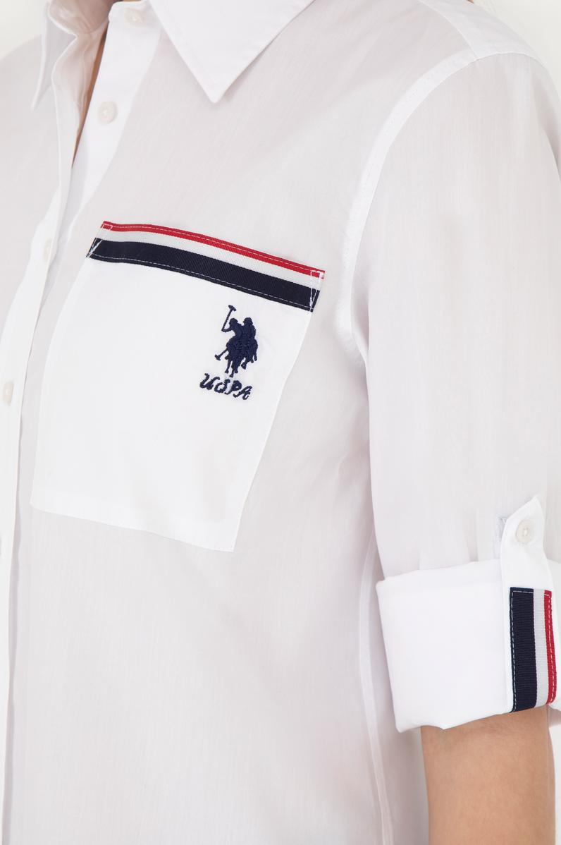 Kadın Beyaz Uzun Kollu Gömlek