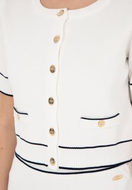 Kadın Krem Triko Hırka - 50280476020