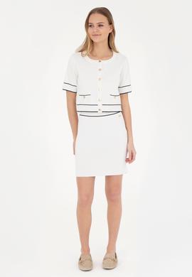 Kadın Krem Triko Hırka - 50280476020