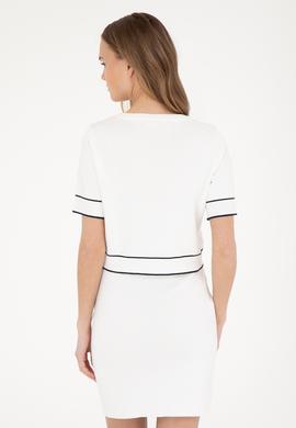 Kadın Krem Triko Hırka - 50280476020