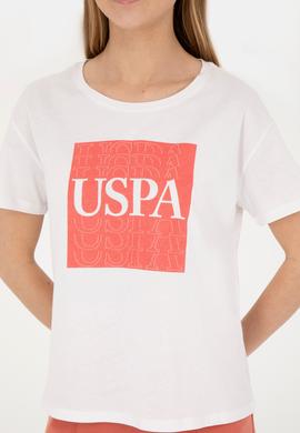 Kadın Ekru Bisiklet Yaka Tişört - 50282904004