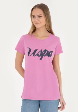 Kadın Menekşe Bisiklet Yaka Tişört - 50288687037