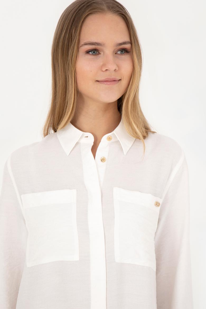 Kadın Ekru Mini Boy Dokuma Elbise - 50285640035