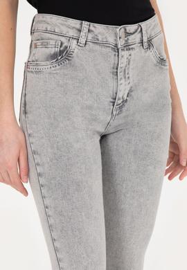 Kadın Gri Skinny Fit Jean Pantolon - 50280330002