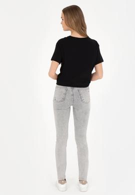 Kadın Gri Skinny Fit Jean Pantolon - 50280330002