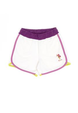 Kız Çocuk Beyaz Örme Şort - 50284514006