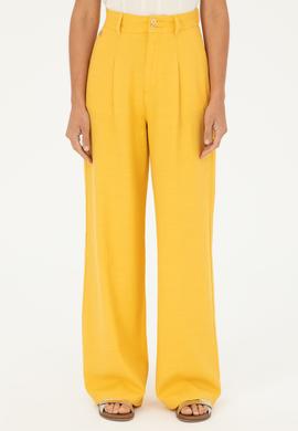 Kadın Safran Kanvas Pantolon - 50285239034