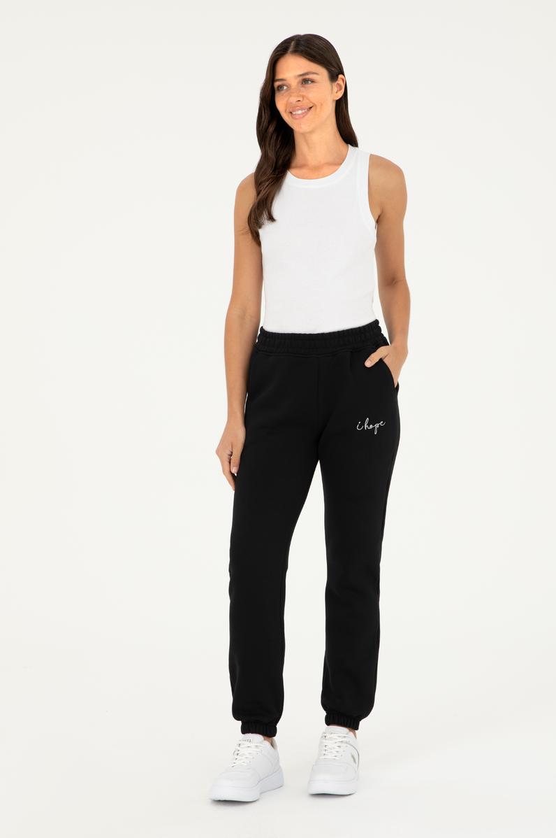 Kadın Siyah Eşofman Altı