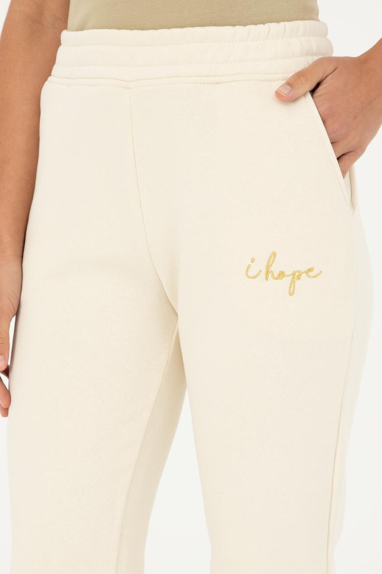 Kadın Krem Eşofman Altı - 50297067014