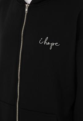 Kadın Siyah Kapüşonlu Sweatshirt - 50297077028