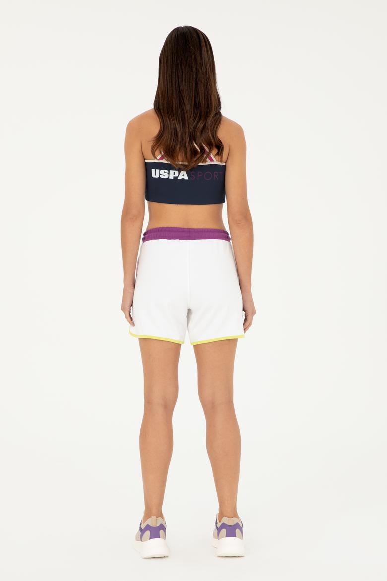 Kadın Beyaz Örme Şort - 50283477004