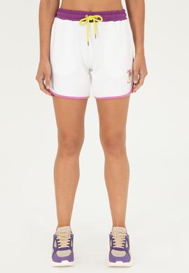 Kadın Beyaz Örme Şort - 50283477004