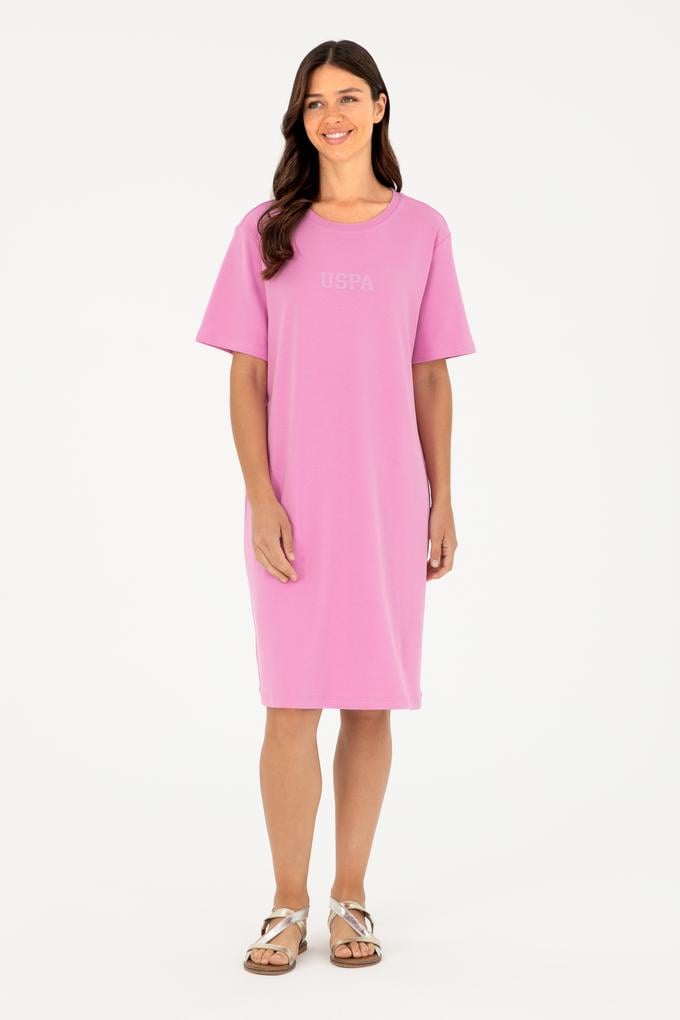 Kadın Menekşe Örme Elbise