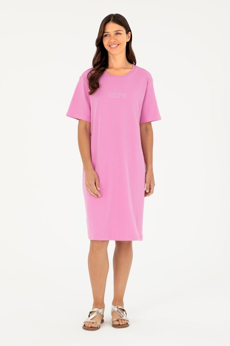 Kadın Menekşe Örme Elbise