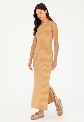 Kadın Safran Örme Elbise - 50281817014