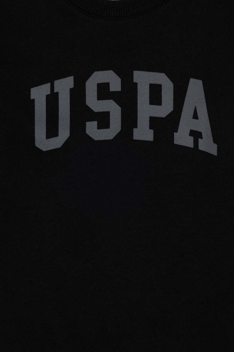 Erkek Çocuk Siyah Basic Bisiklet Yaka Sweatshirt - 50293474028