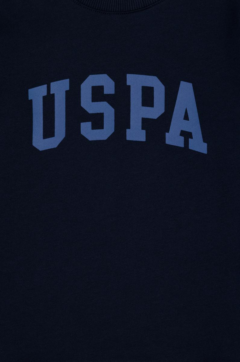 Erkek Çocuk Lacivert Basic Bisiklet Yaka Sweatshirt