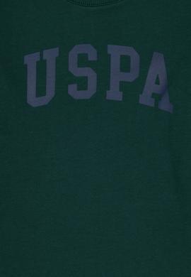 Erkek Çocuk Koyu Yeşil Basic Bisiklet Yaka Tişört - 50293474123