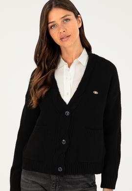 Kadın Lacivert Triko Hırka - 50253652004