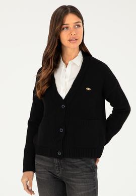 Kadın Lacivert Triko Hırka - 50253652004