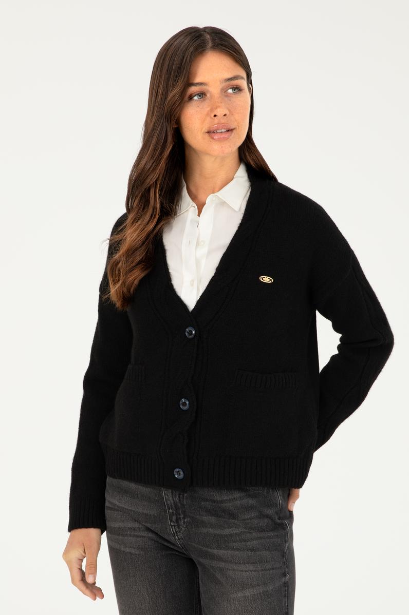 Kadın Lacivert Triko Hırka