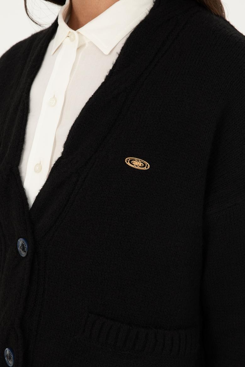 Kadın Lacivert Triko Hırka - 50253652004