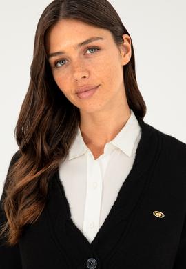 Kadın Lacivert Triko Hırka - 50253652004