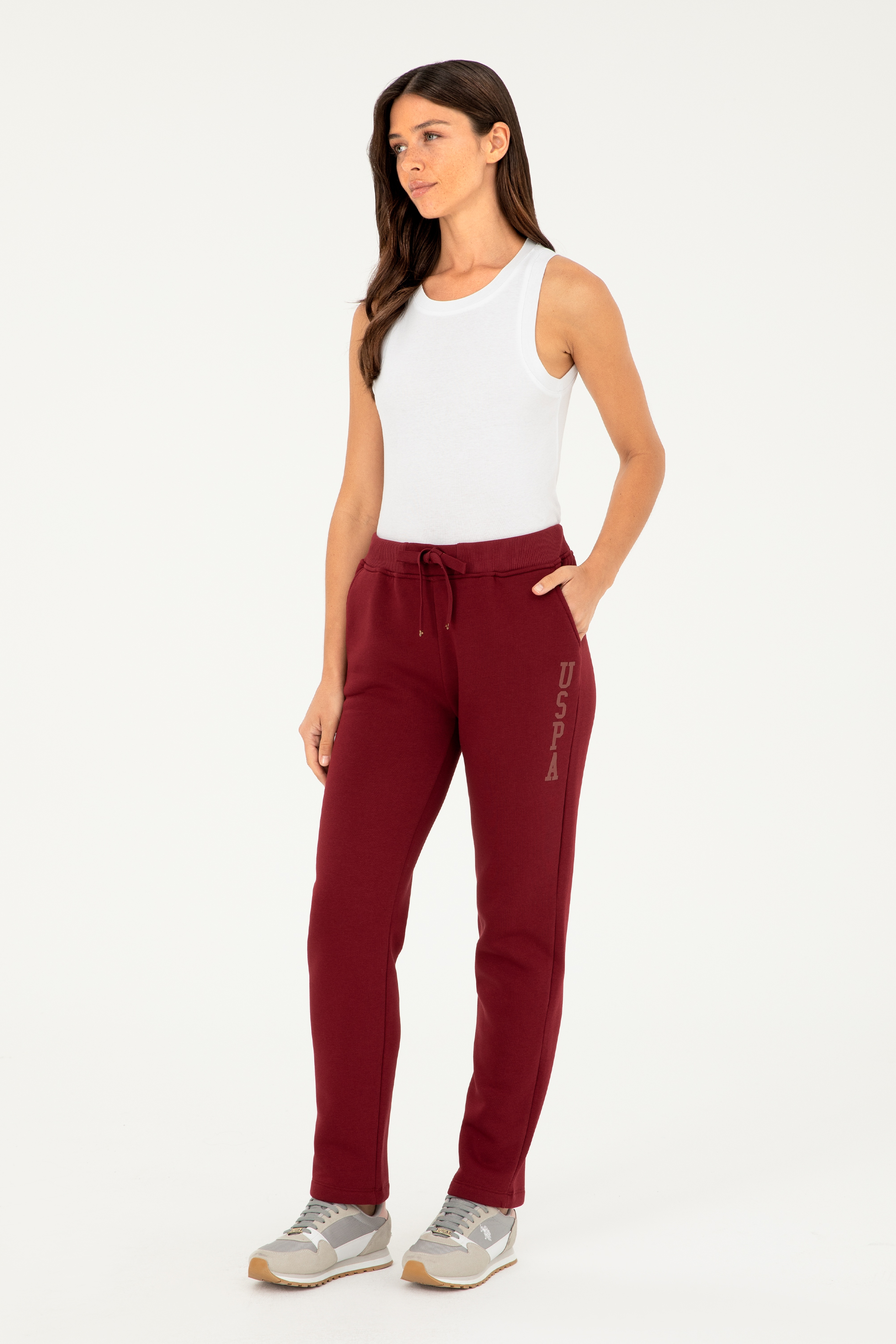 Kadın Bordo Eşofman Altı - Image 1