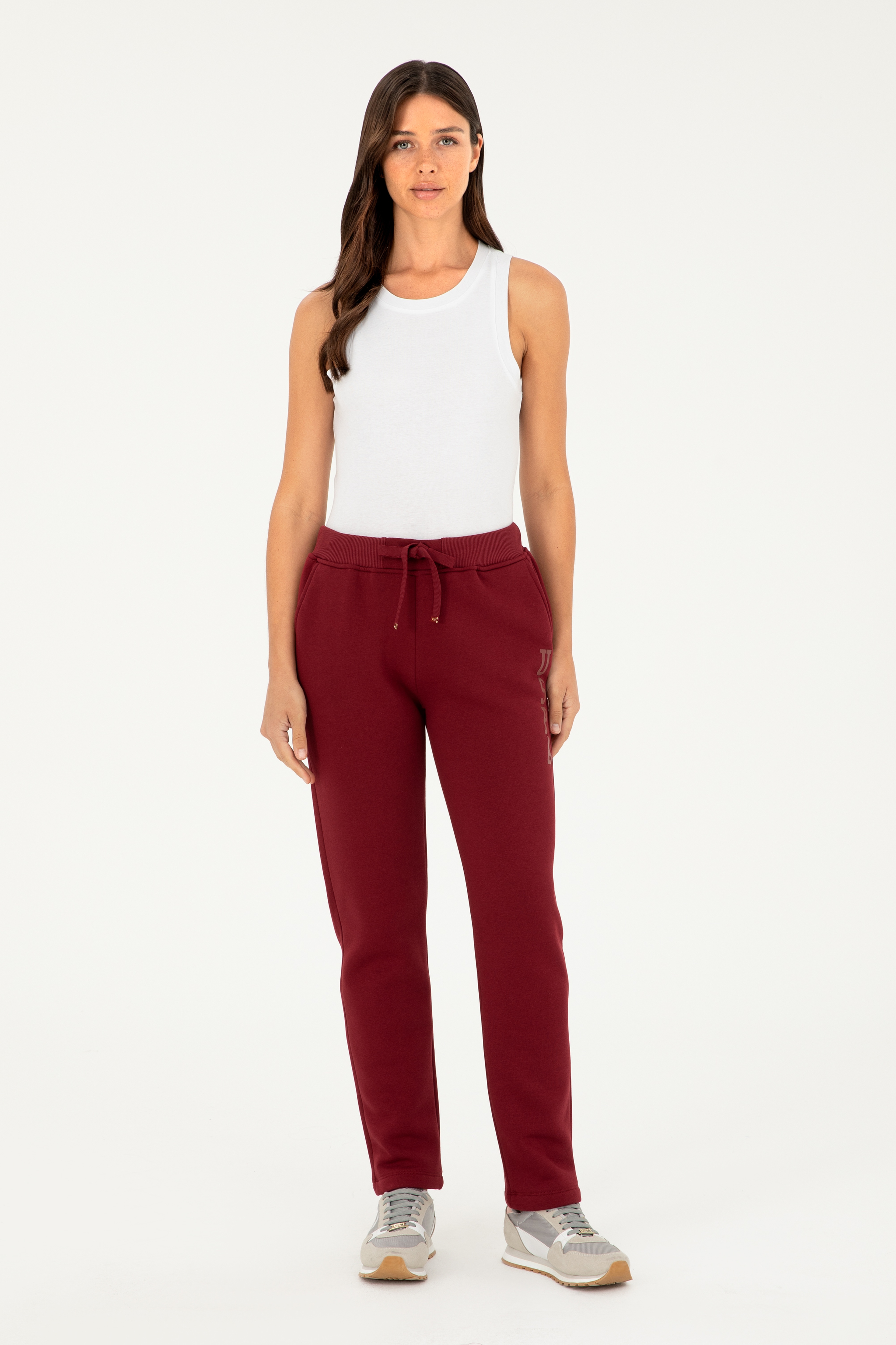 Kadın Bordo Eşofman Altı - Image 3