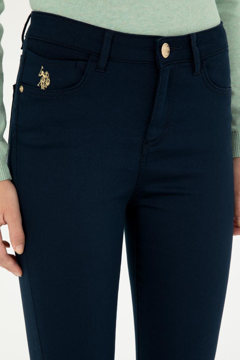 Kadın Lacivert Kanvas Pantolon - 50290854015