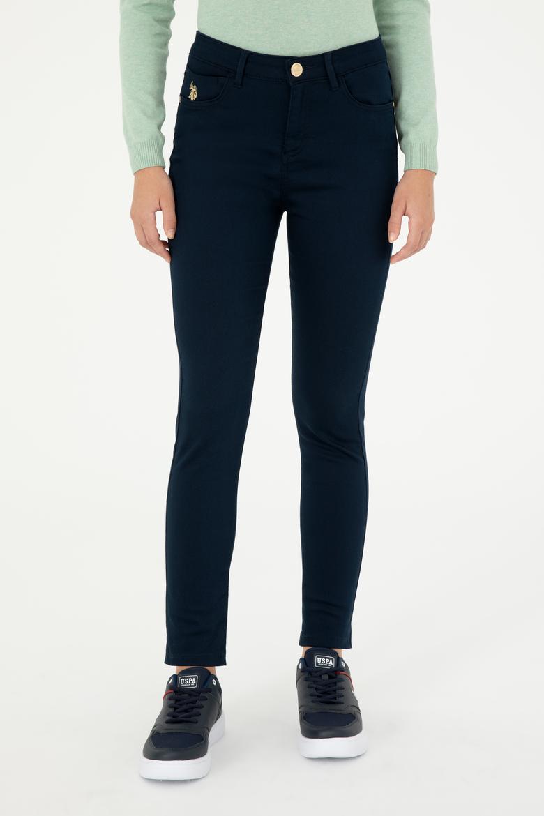 Kadın Lacivert Kanvas Pantolon - 50290854015